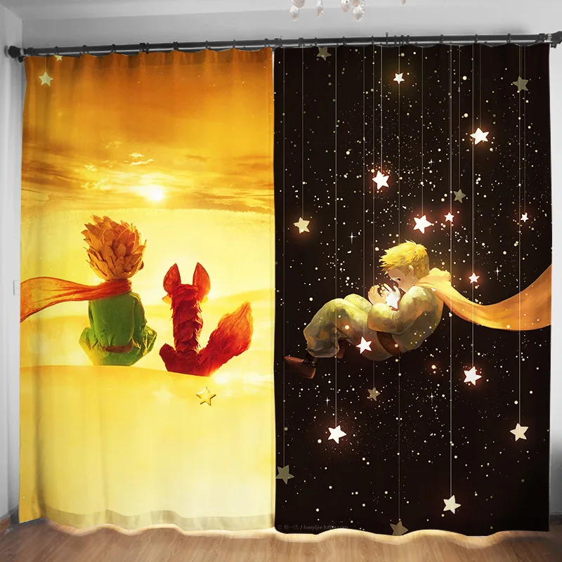 С рисунком из мультфильма Маленький принц одежда для 2 панелей/идут в комплекте