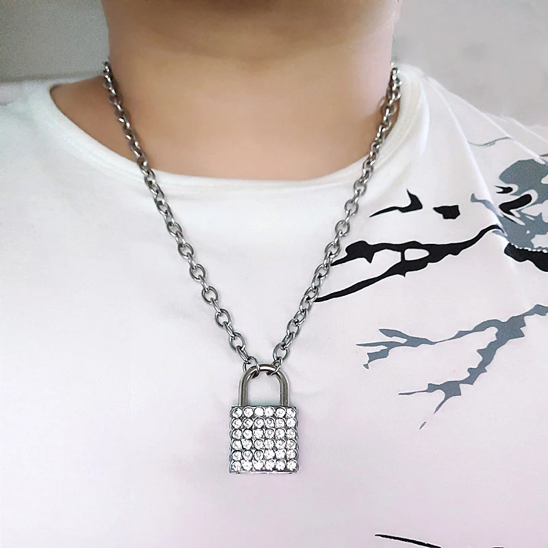 Ожерелье-цепочка из нержавеющей стали в стиле хип-хоп | Украшения и аксессуары