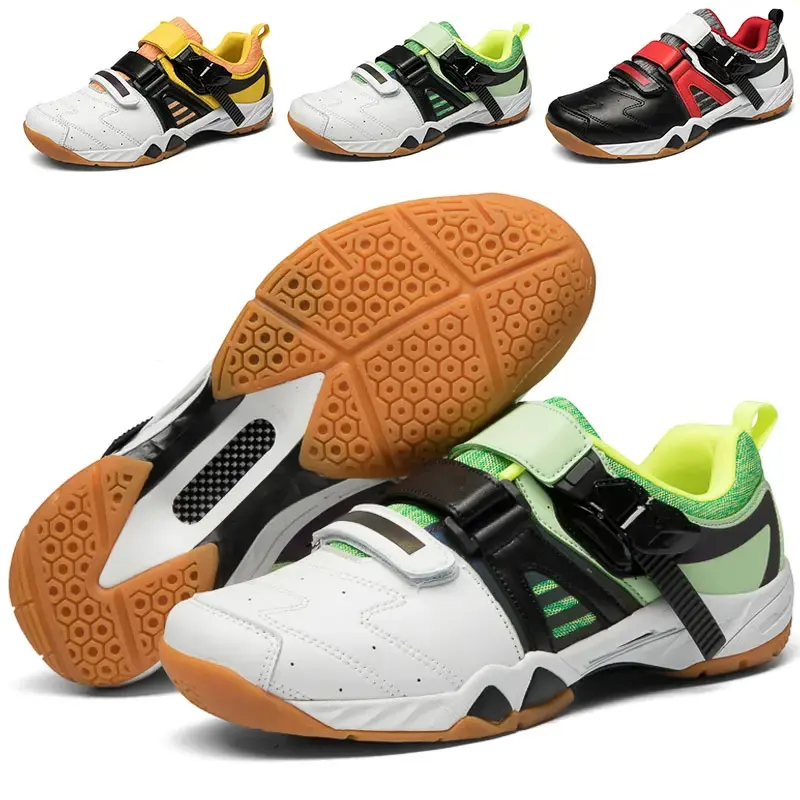 

Мужская профессиональная обувь для бадминтона 2021, уличная Нескользящая тренировочная обувь, женская и Мужская Легкая спортивная обувь для ...