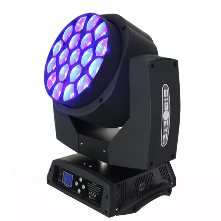 

Big bee eye 19pcs*15W 4 In 1 RGBW led beam wash moving head with zoom b eye k10 led stage lighting dj equipment