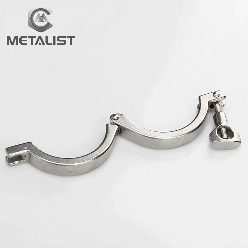 Гигиенические три зажима из нержавеющей стали SS304 хомут с одним штифтом 91 мм