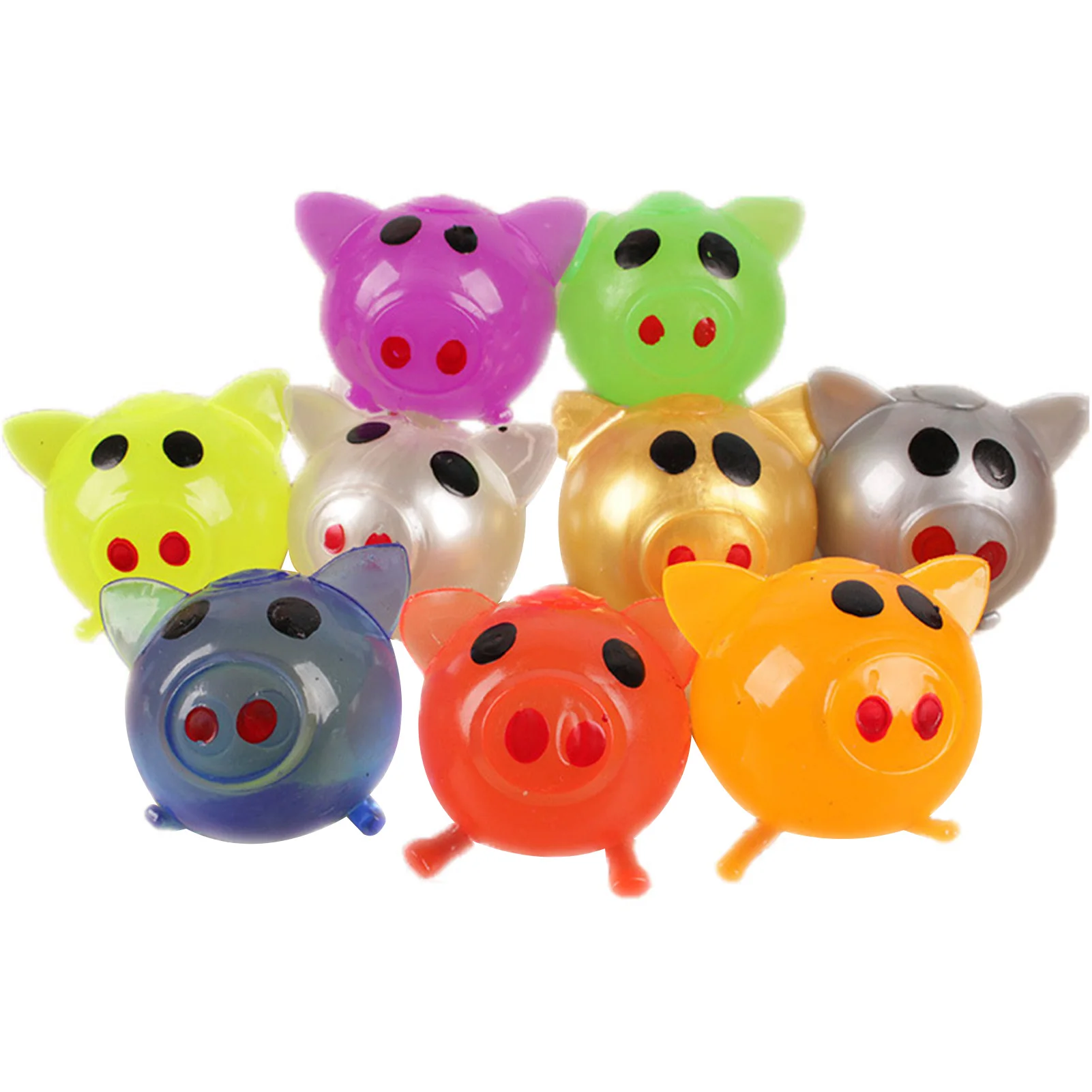 

Venting Toy Pig Shape Splat Ball Cute Jelly Pig Toy Anti Stress Splat Ball Vent Pig Toy Pig Stress Relief Soft Rubber Water Ball
