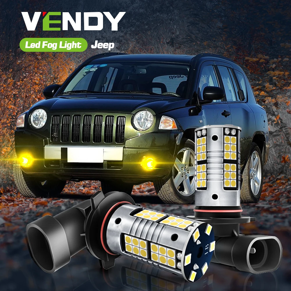 2 светодиодный т. светодиодные противотуманные фары Canbus H10 9145 для Jeep Cherokee XJ Commander