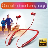earphone wireless bluetooth headset neck style for sports bluetooth 5 0 noise cancelling stereo sound music for android ios