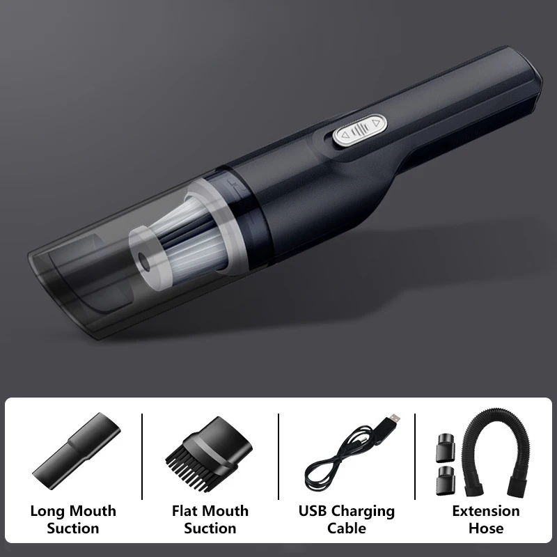 Беспроводной автомобильный пылесос 10000 па бытовая техника с высоким всасыванием