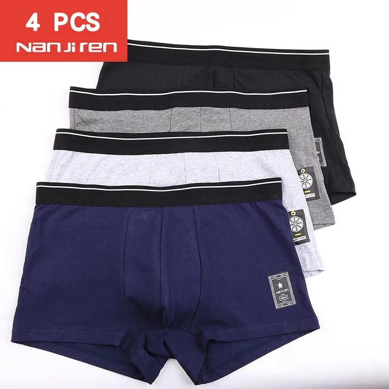 Men's Underwear Cotton Boxers Sexy Boxers Men's Underpants Comfortable Breathable Underwear
