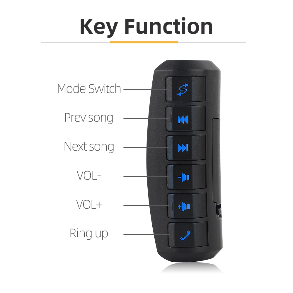 Автомобильный руль управления DVD 2din android окно Bluetooth кнопка универсальный беспроводной руль дистанционного управления костюм 7018b