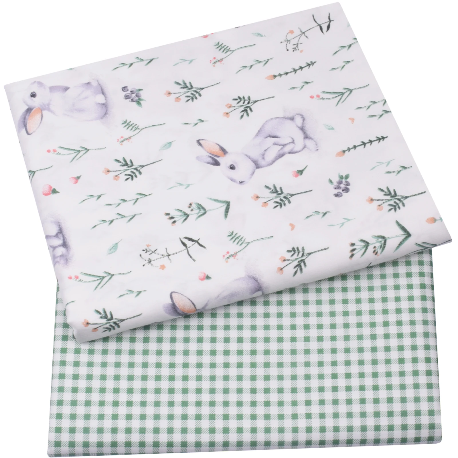 2 шт. детская хлопковая ткань с цветочным принтом | Дом и сад