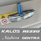 Чехол для автомобильных очков, зажим для солнцезащитных очков, держатель для билета для Daewoo Matiz Nexia Lanos Kalos Gentra Nubira Espero, автомобильные аксессуары