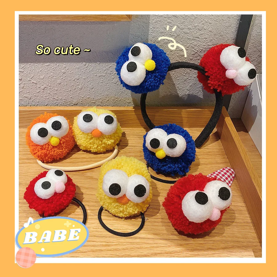 Сетчатая красная Милая резинка для волос с большой яркостью лица корейский стиль