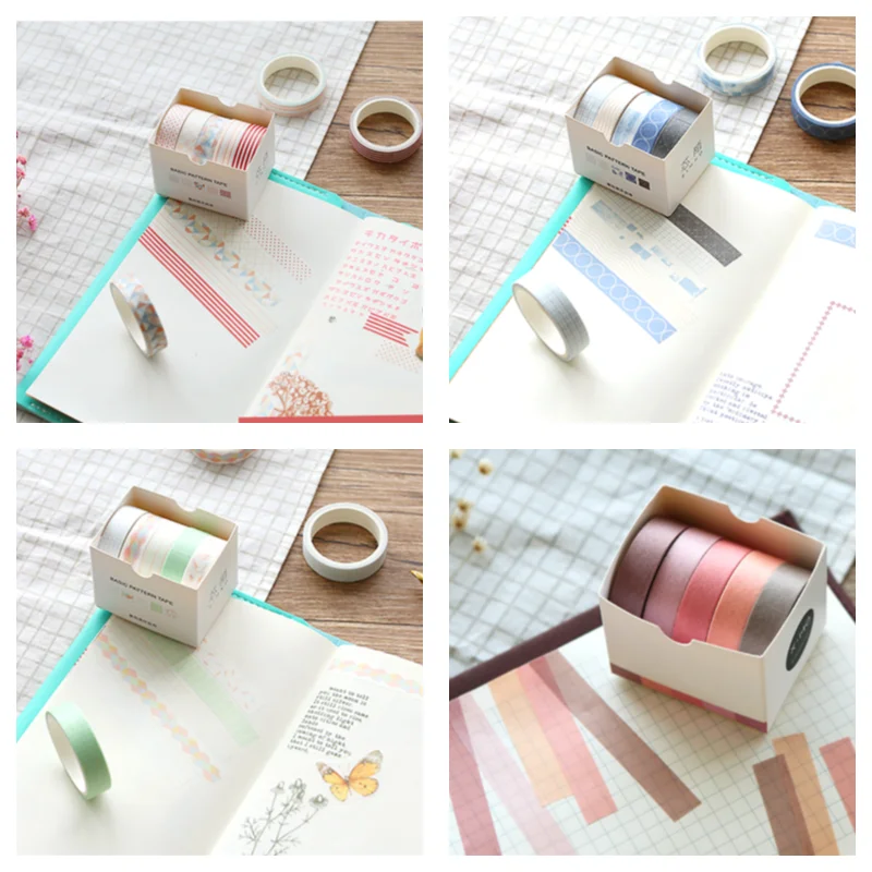 10 мм * 5 м Винтаж Англия Стиль печати бумажный скотч канцелярские товары для школы