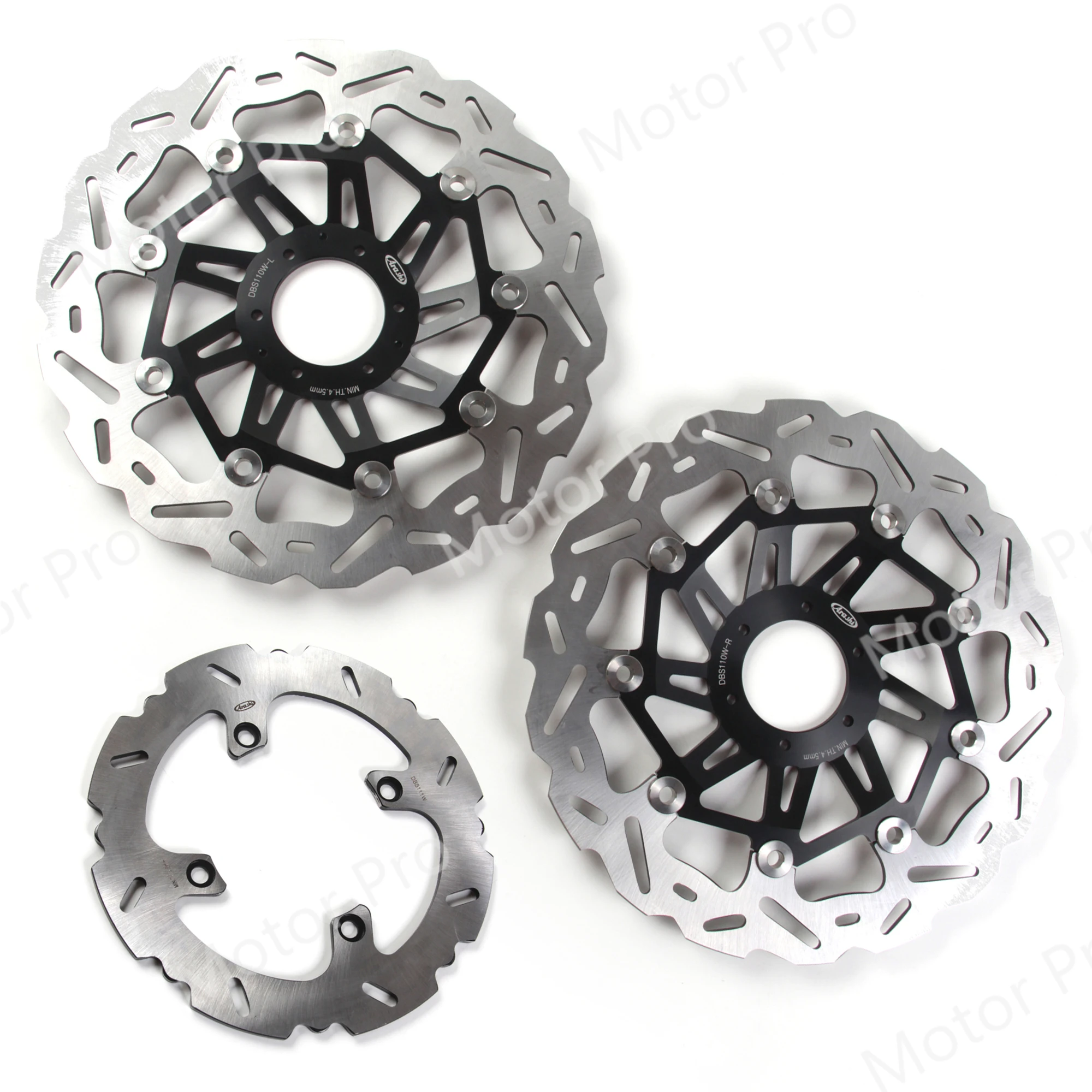 

3PCS Floating CNC Front Brake Discs Rotors Disk for Honda CRF L AFRICA TWIN ADV ABS 1000 2018 2019 / CRF1000L