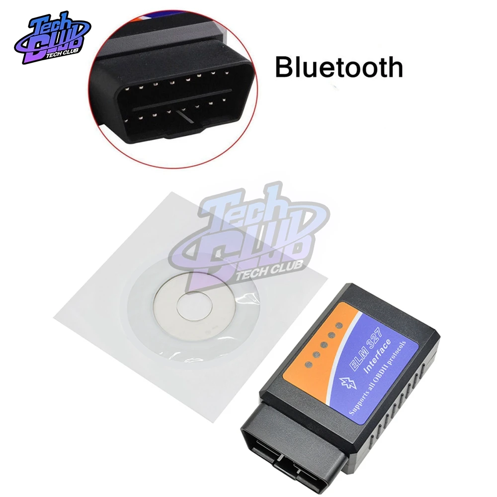 ELM327 V1.5 Bluetooth OBD2 OBDII автомобильный диагностический сканер ELM 327 в 1 5 OBD 2 для Android Torque
