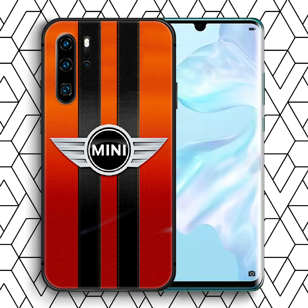

Mini Cooper Sport Car Phone Case For Huawei P Mate 10 20 30 40 Lite Pro Smart Z 2019 Nova 5t Black Back Tpu Coque Soft Cell