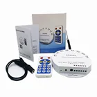 Музыкальный контроллер WS2812B, SP608E DC5V-24V, WS2811, WS2815, 8-канальная сигнасветодиодный Светодиодная лента, встроенный микрофон, Совместимость с Bluetooth, IOS, Android