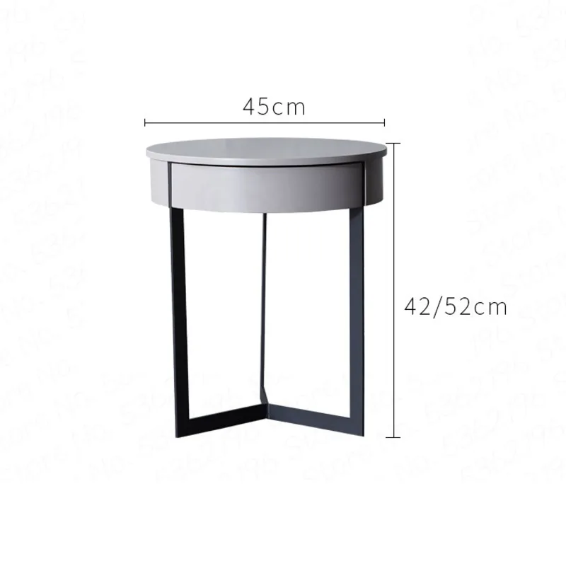 

Nordic Light Luxury Bedside Table Iron Art Modern Minimalist Bedside Cabinet Small Bedroom Locker Net Red Bedside Cabinet