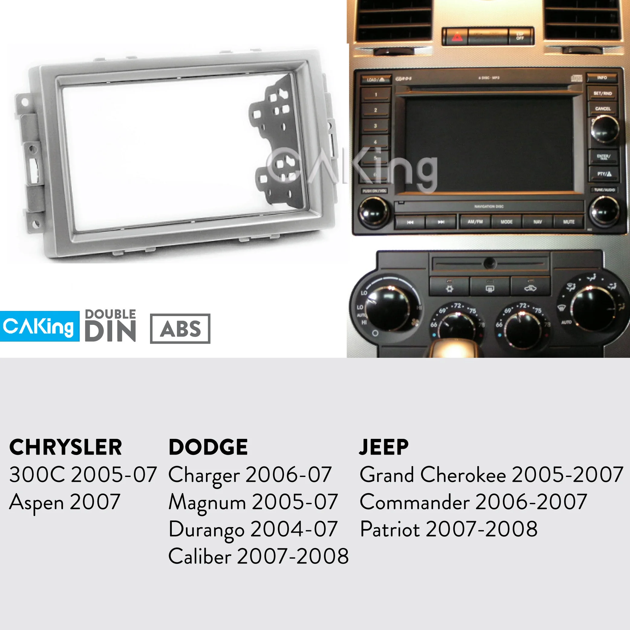 Радиопанель Fascia Для DODGE Charger 2006 07 Magnum 2005 Durango 2004 Калибр 2007 2008 комплект приборной