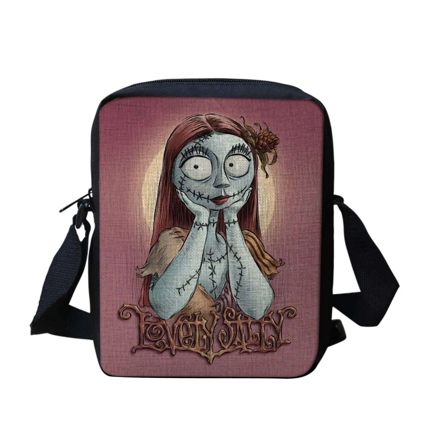 FORUDESIGNS/сумка-мессенджер с принтом Jack Skellington, Кошмар перед Рождеством, сумки через плечо, женская сумка, сумки на плечо, набор
