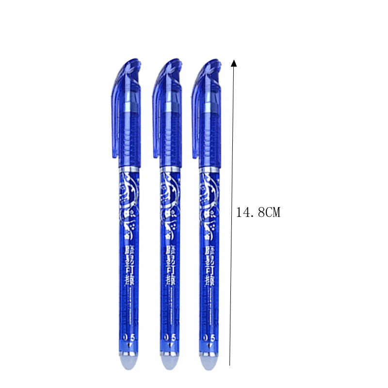 Стираемая ручка с голубыми чернилами 0 5 мм 3/6 шт./компл.| |