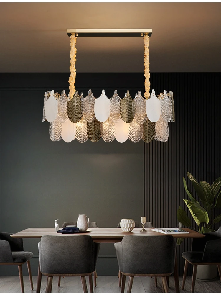 Led постмодерн дизайнерские люстра покрытием Стекло Гостиная Спальня освещение