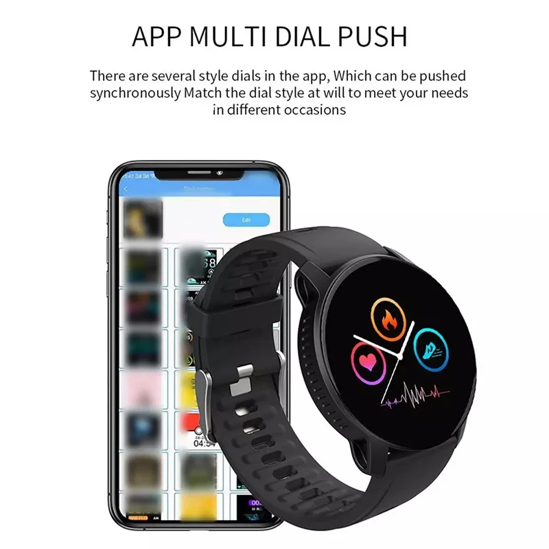 bluetooth compatible smart watch men full touch blood pressure smartwatch women watch sport tracker gts heart rate monitor free global shipping