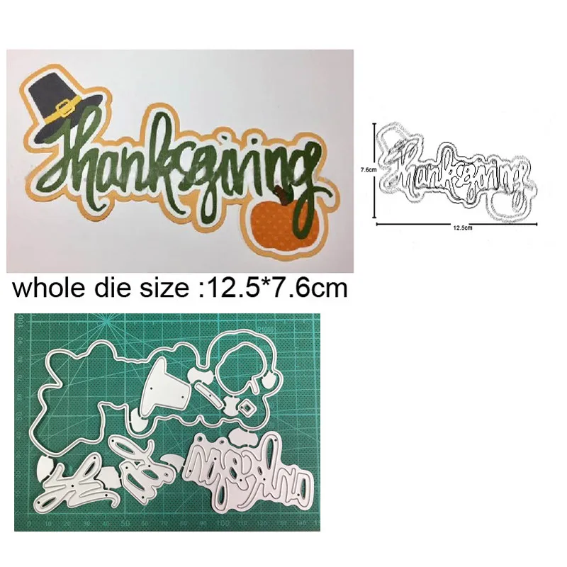 

Craft dies metal cutting dies cut die mold hat thanksgiving Scrapbooking dies paper craft knife mould blade punch stencils dies