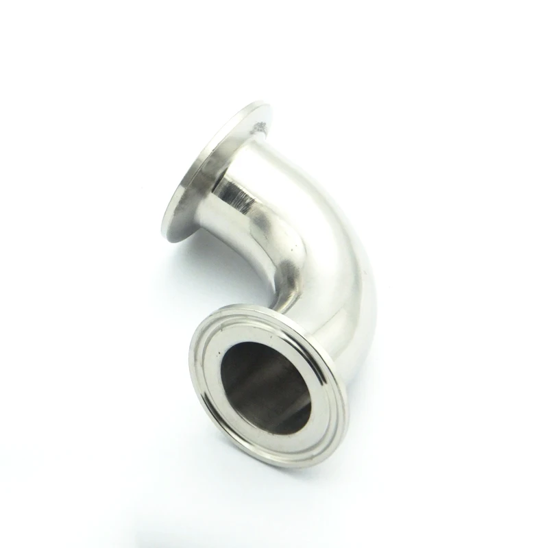 Санитарный наконечник из нержавеющей стали 304 фитинг для труб на 90 градусов