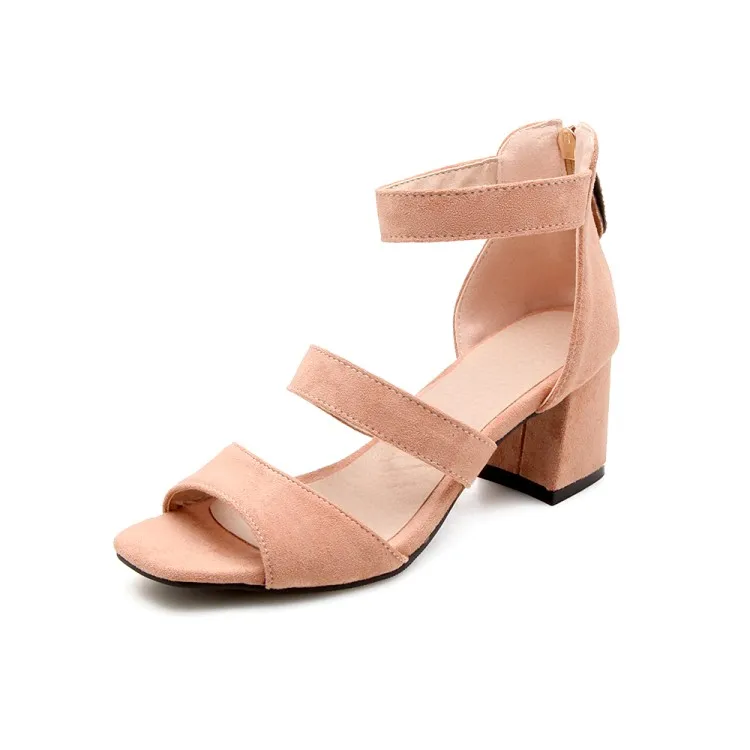 Босоножки на высоком каблуке Женская обувь летняя Большие размеры 12 13|Боссоножки