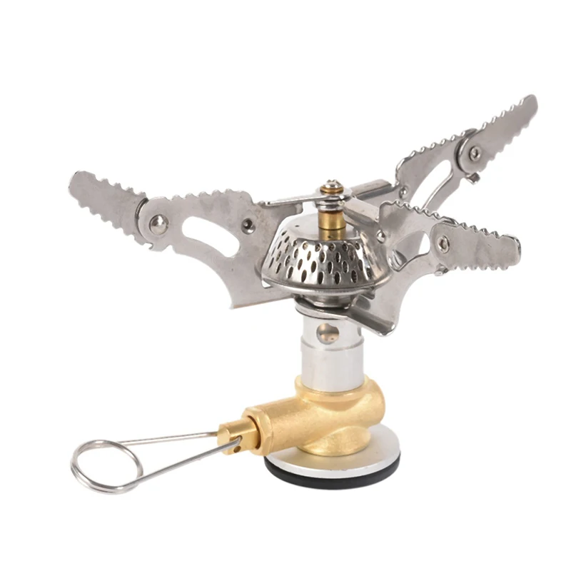 Уличная Прочная Складная газовая мини-плита из нержавеющей стали 3200 Вт коробка