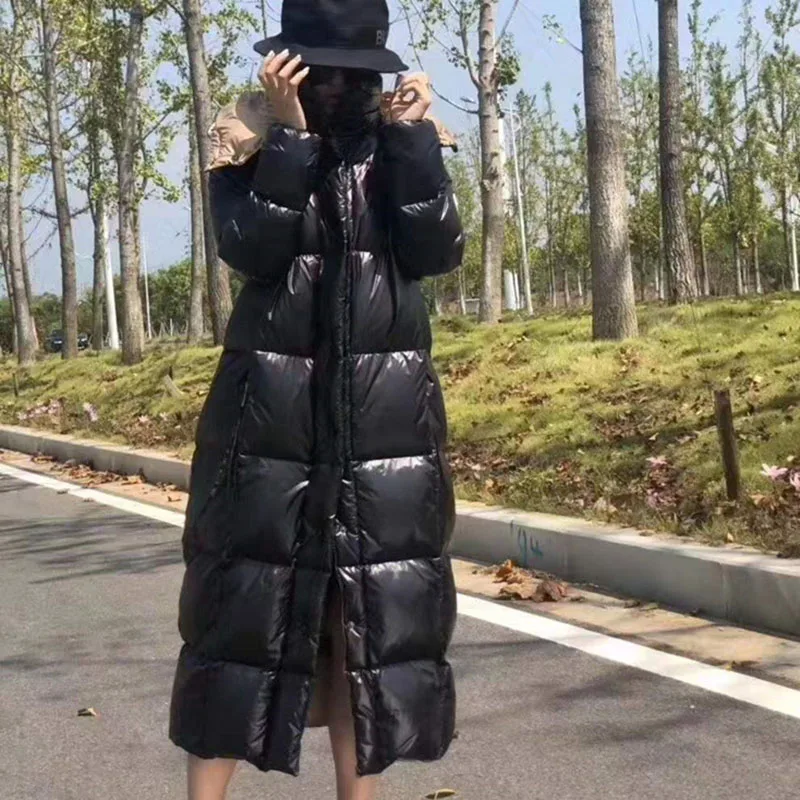 High Quality Female Coat 2023 New Winter Fashion Thicken Women Down Jacket 90% White Duck Down Trend Women Down Jacket NBH395 enlarge