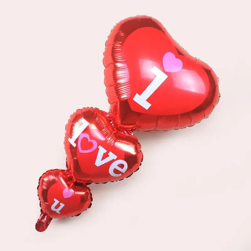 1pc Heart Balloons Action Figures Kids Toys for Children Boys Girls I Love You Party Weddings Valentine Decor | Игрушки и хобби