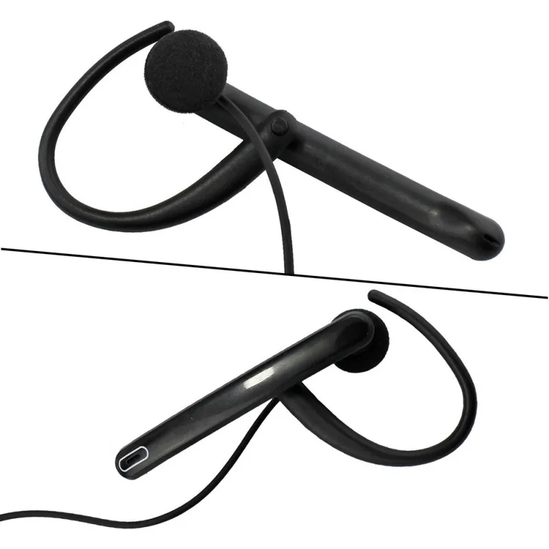 

2 Pin 3.5mm/2.5mm Ear Bar Earpiece Mic PTT Walkie Talkie Headset For Kenwoo Z6Z6