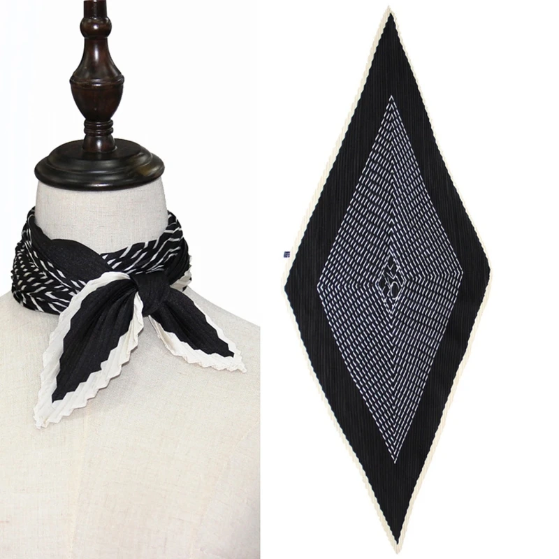 

Fashion Print Square Scarf Women Artificial Silk Scarf Female Neck Scarves Retro Headscarf Bandana Handkerchief