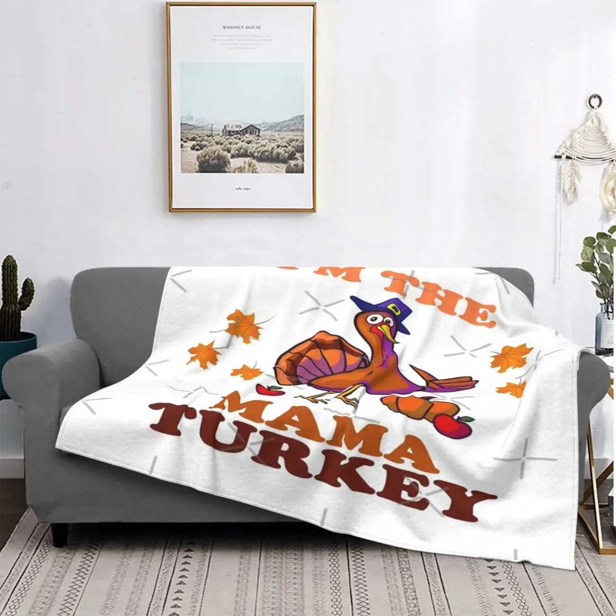 

Im The Mama Турция 33-colcha a quadros para cama, manta polar de felpa de Anime, Colcha para camas