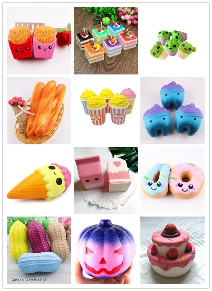 

Slow Rising Antistress Fun Phone Charm Gift Strap Toy Novelty Baby Toys Relieve Stress Gift Squeeze