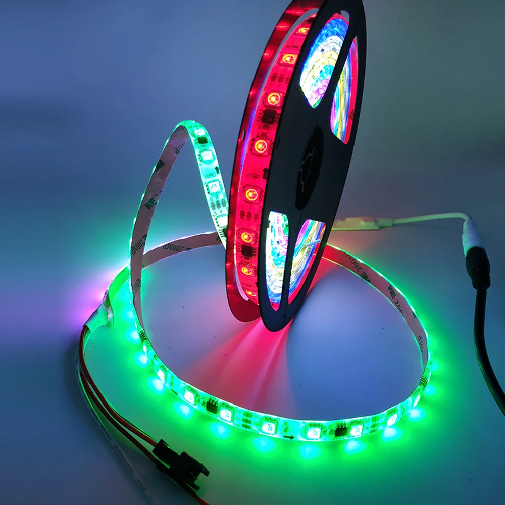 Пиксельная Светодиодная лента WS2811 RGB с индивидуальным управлением полноцветная