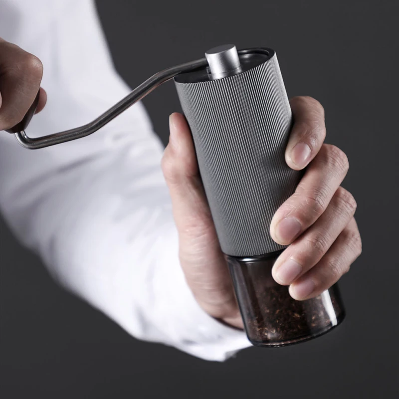 Ручная кофемолка HERO из нержавеющей стали S02 портативная ручная мини-кофемолка |