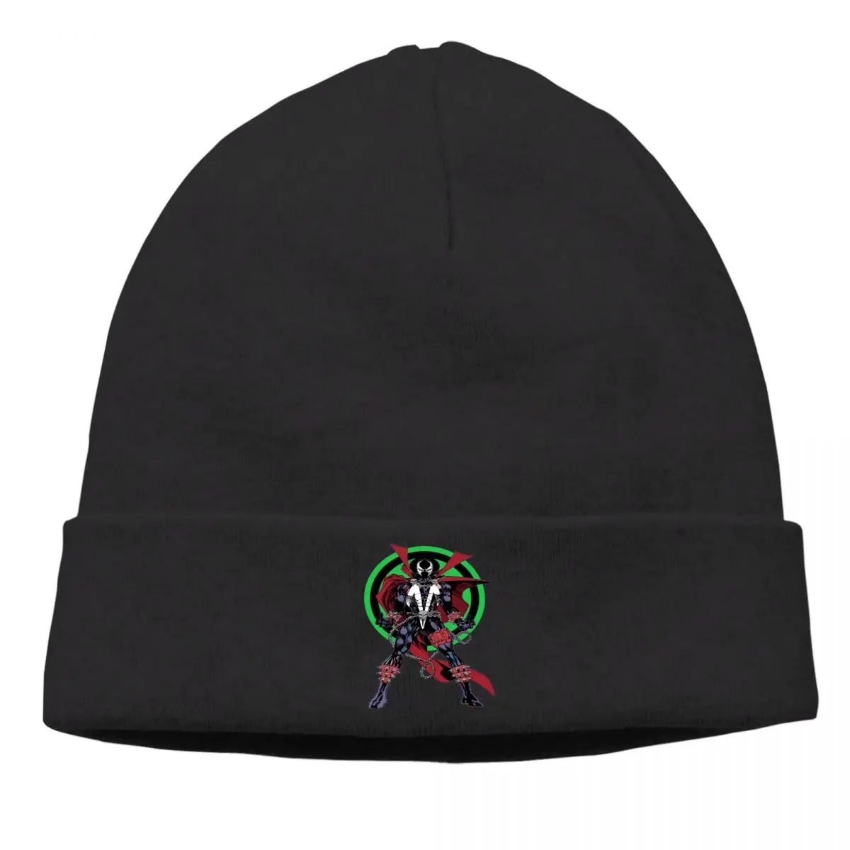 

Spawn Simmons Magic Movie Winter Warm Beanie Hats Hells Knit Bonnet High Quality Skullies Caps Earmuffs