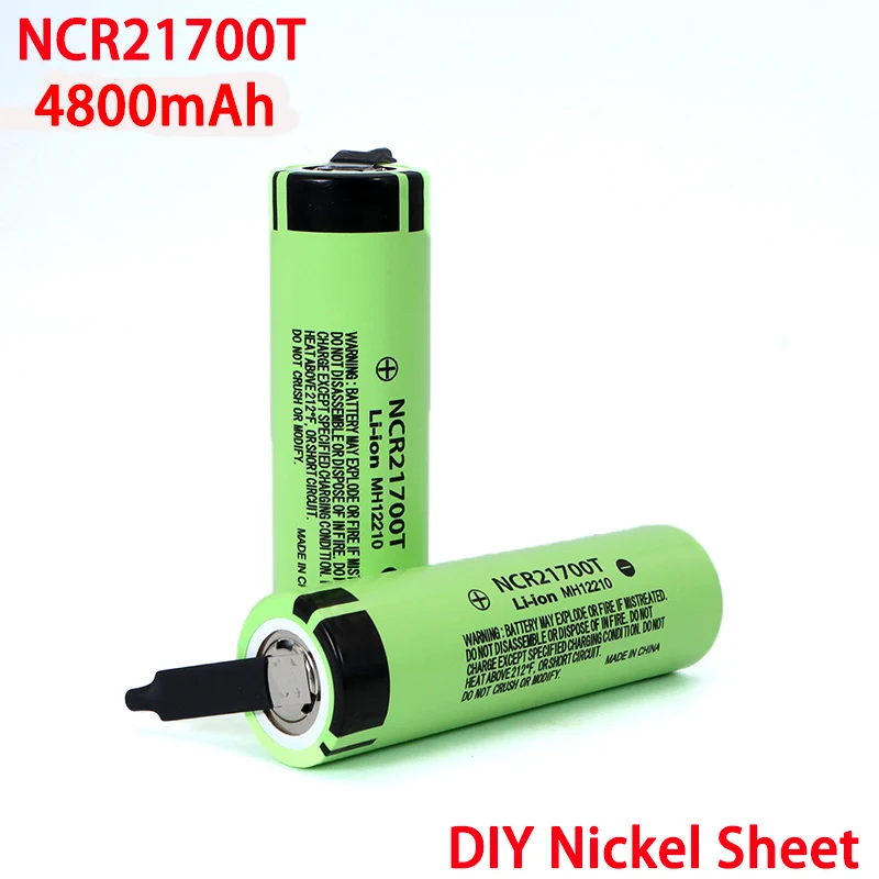 Литий-ионный аккумулятор NCR21700T 3 7 в 4800 мАч 21700 15 А 5C | Электроника