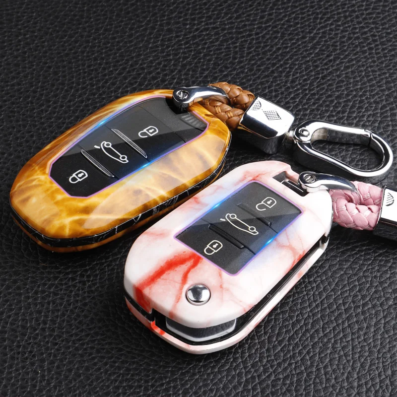 Чехол для ключей автомобиля ABS Citroen C4 Grand Xsara Picasso C5 Elysee C quarttre C3 XR Berlingo кактус Пежо