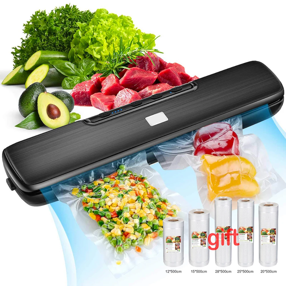 Вакуумный упаковщик для сухих и влажных продуктов 220 В 110 В|Вакуумные упаковщики| |