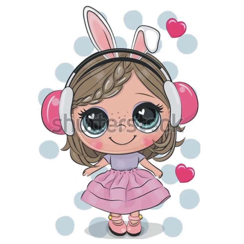 2020 Новый DIY мультфильм девушка персонаж 3D металлические Вырубные штампы