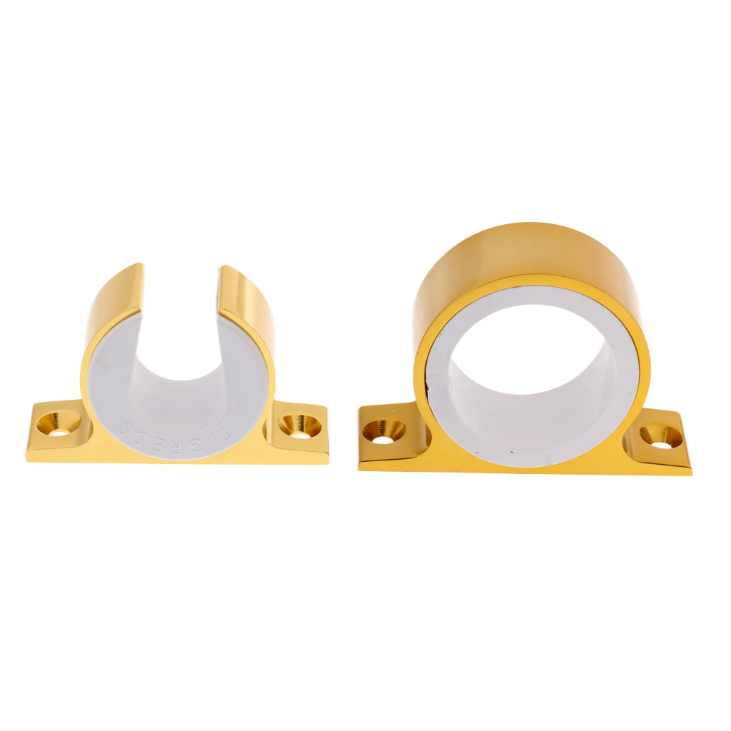 

2pcs Stainless Steel Fishing Rod Hanger Wall Mounted Pole Bracket