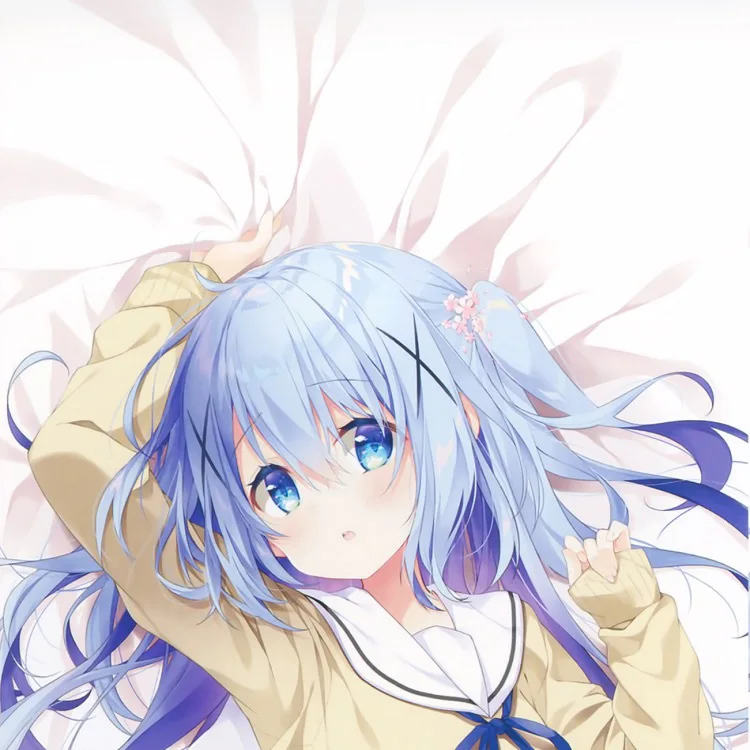 Аниме-это заказ кролика? Кафuu Чино милая девушка дакимакура обнимающая подушка