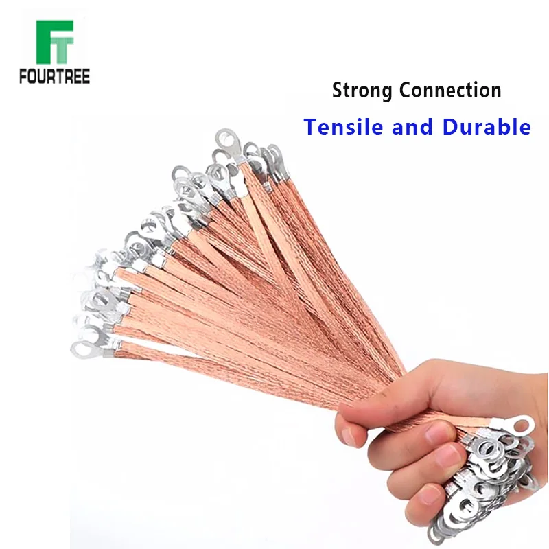 10 шт. пролетный Кабель Мост подключение заземление провод 6 квадратный медный