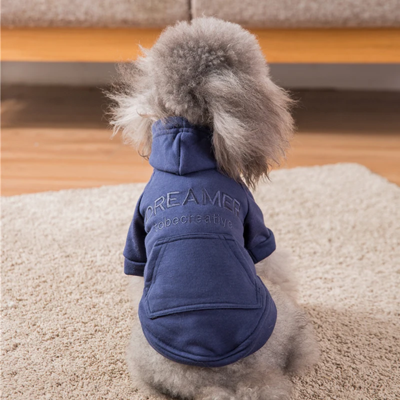 Hipidog Бесплатная доставка теплая одежда для собак зимние толстовки маленьких