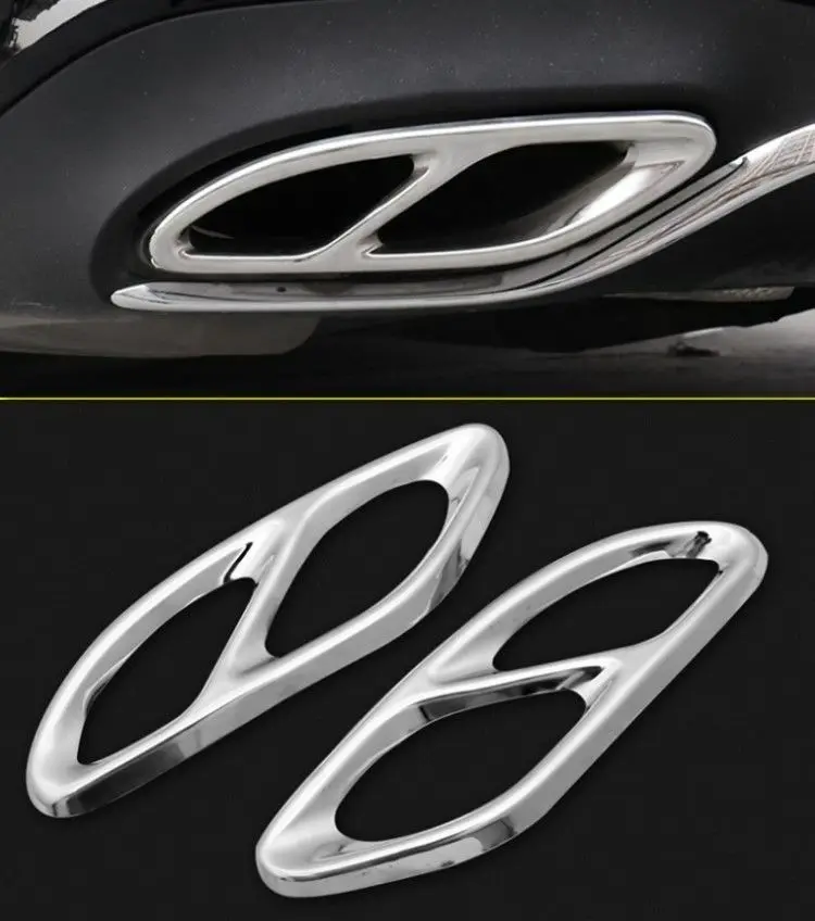 Наконечник глушителя выхлопной трубы хромированная отделка для Benz GLC GLE GLS C E W213 W166