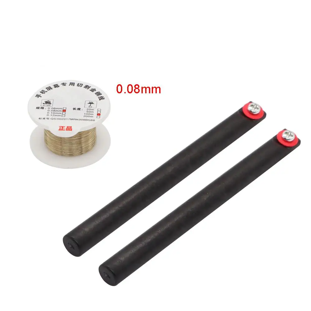 0 08 мм линия молибденовой резки из сплава ЖК-экран отдельный провод для iPhone iPad Samsung