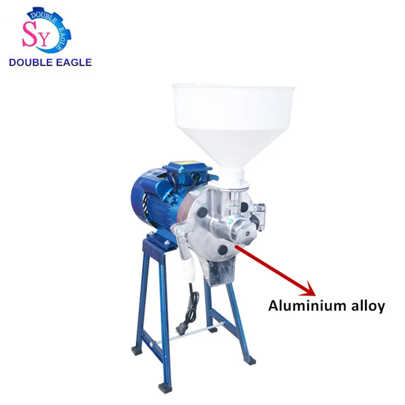 Aluminum alloy head Высокое качество нержавеющая сталь Автоматическая 23 кг/ч арахисовое масло делая машину/Коммерческая каменная мельница кунжутный клей, шлифовальный станок - Цвет: Aluminum alloy head