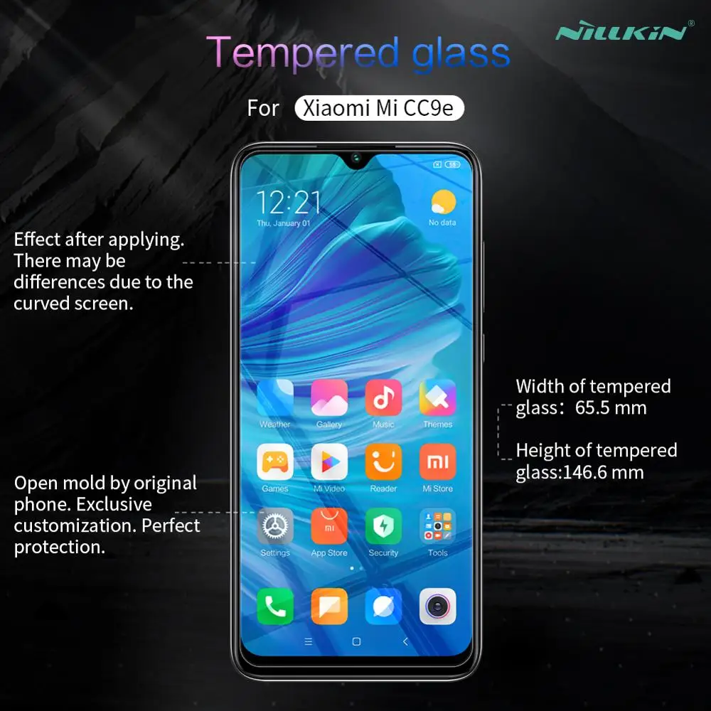 NILLKIN для Xiaomi mi 9 8 9 T Pro mi 9 8 SE A3 CC9 протектор экрана из закаленного стекла H+ Pro для Xiaomi Redmi Note 8 7 Pro стекло